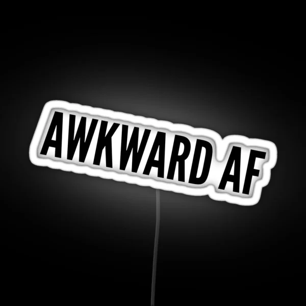 Awkward Af RGB Neon Sign