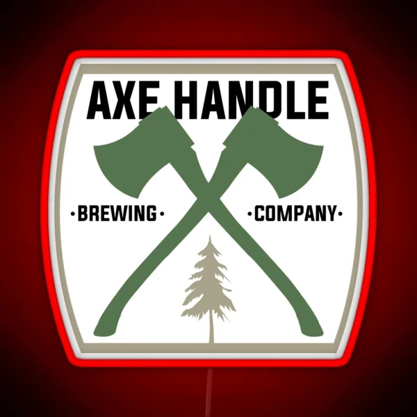 Axe Handle Beer Brewery RGB Neon Sign