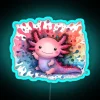 Axolotl Art 104 Axolotl Lovers RGB Neon Sign - Image 3