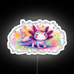 Axolotl Art 107 Axolotl Lovers RGB Neon Sign