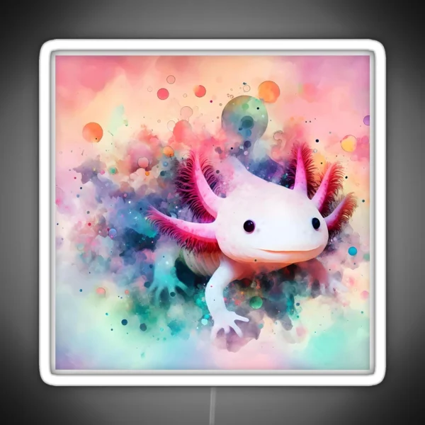 Axolotl Art 11 Axolotl Lovers RGB Neon Sign