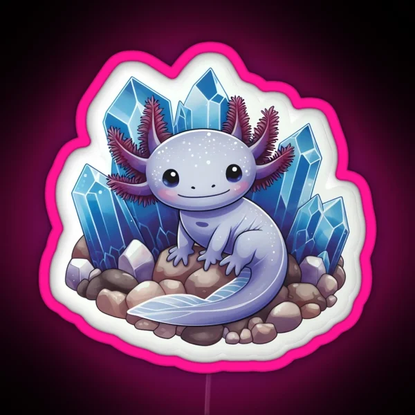 Axolotl Art 114 Axolotl Lovers RGB Neon Sign