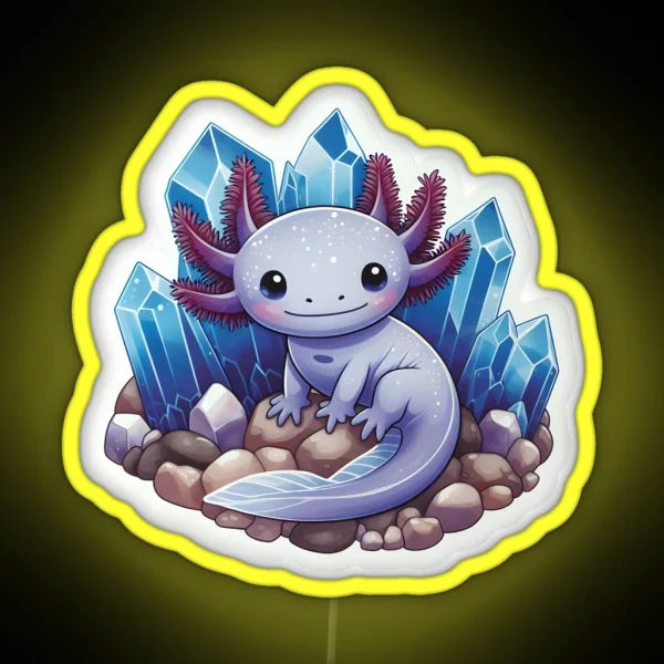 Axolotl Art 114 Axolotl Lovers RGB Neon Sign