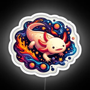 Axolotl Art 147 Axolotl Lovers RGB Neon Sign