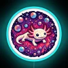 Axolotl Art 153 Axolotl Lovers RGB Neon Sign - Image 3