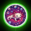 Axolotl Art 153 Axolotl Lovers RGB Neon Sign - Image 4