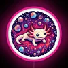 Axolotl Art 153 Axolotl Lovers RGB Neon Sign - Image 6