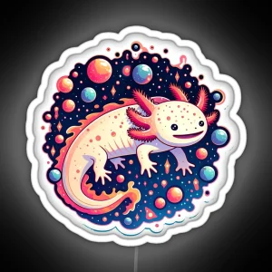 Axolotl Art 155 Axolotl Lovers RGB Neon Sign