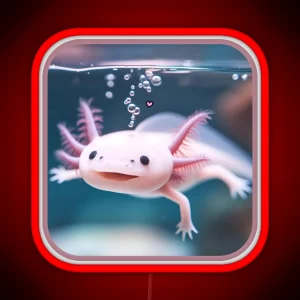 Axolotl Art 30 Axolotl Lovers RGB Neon Sign