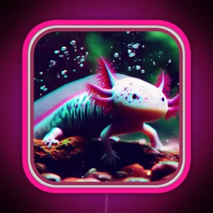 Axolotl Art 34 Axolotl Lovers RGB Neon Sign