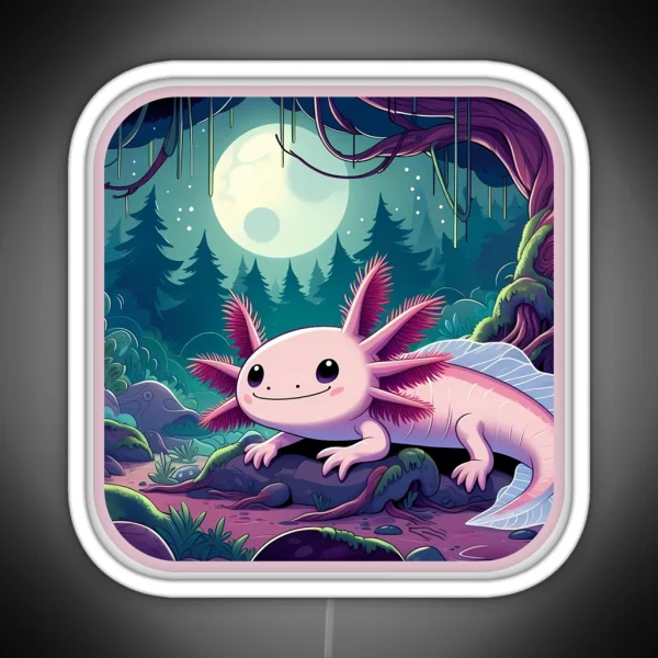 Axolotl Art 57 Axolotl Lovers RGB Neon Sign