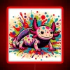 Axolotl Art 75 Axolotl Lovers RGB Neon Sign - Image 2