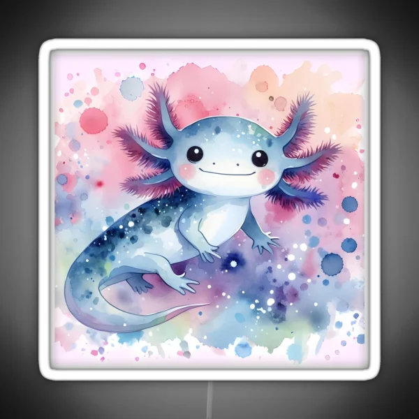 Axolotl Art 87 Axolotl Lovers RGB Neon Sign