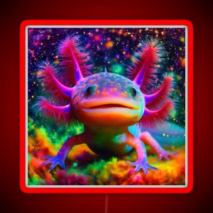 Axolotl Art 92 Axolotl Lovers RGB Neon Sign