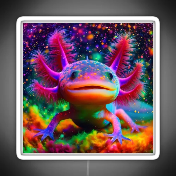 Axolotl Art 92 Axolotl Lovers RGB Neon Sign