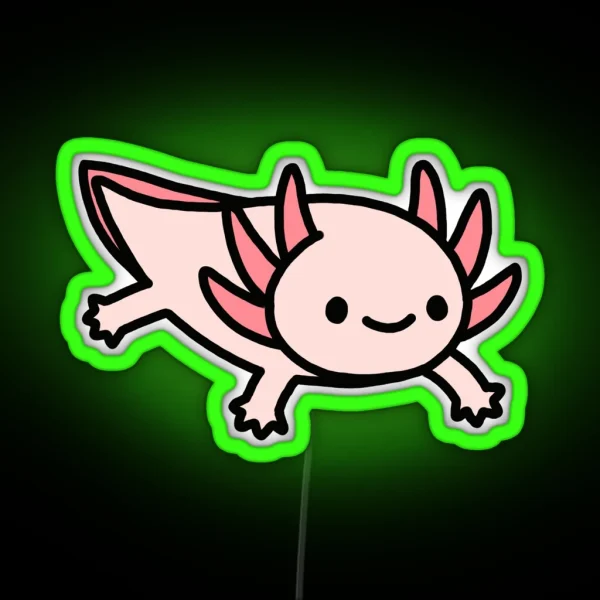 Axolotl RGB Neon Sign
