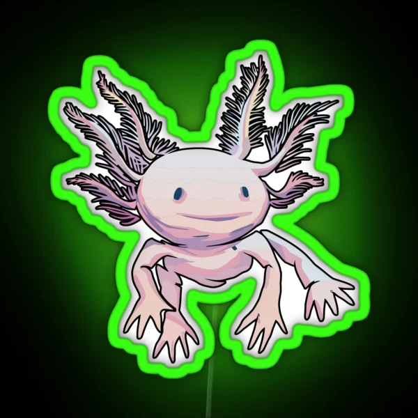 Axolotl RGB Neon Sign