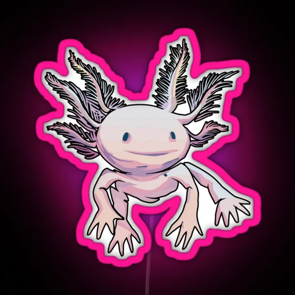 Axolotl RGB Neon Sign