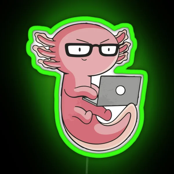 Axolotl RGB Neon Sign