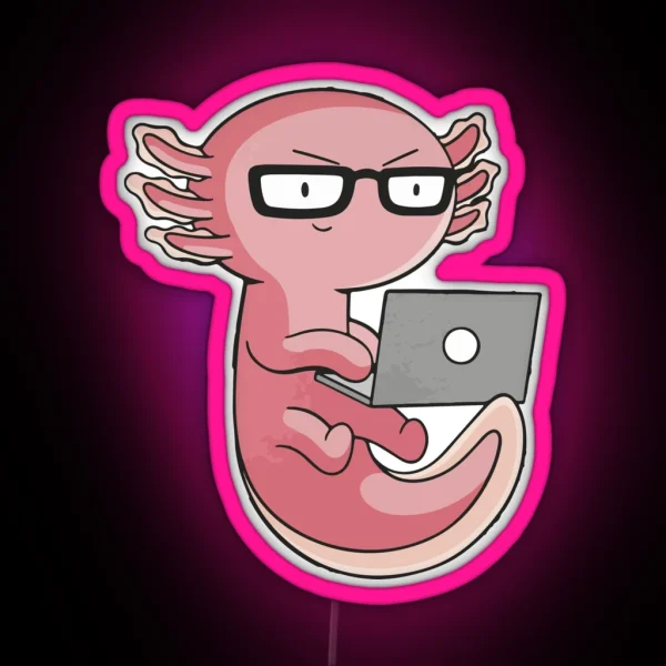 Axolotl RGB Neon Sign