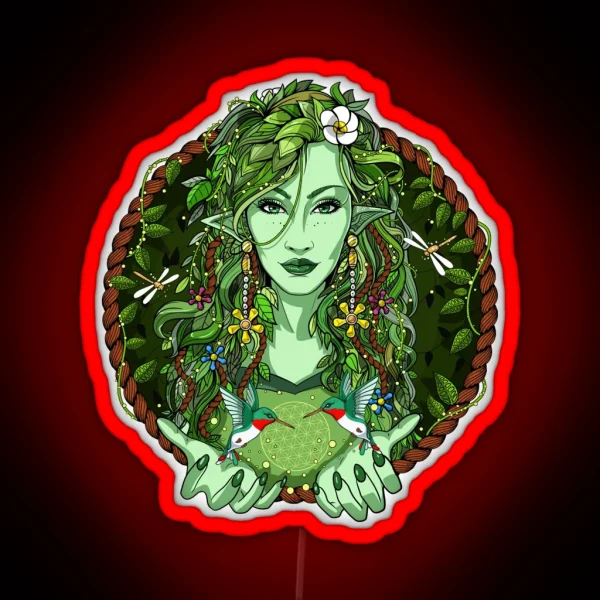 Ayahuasca Forest Spirit RGB Neon Sign