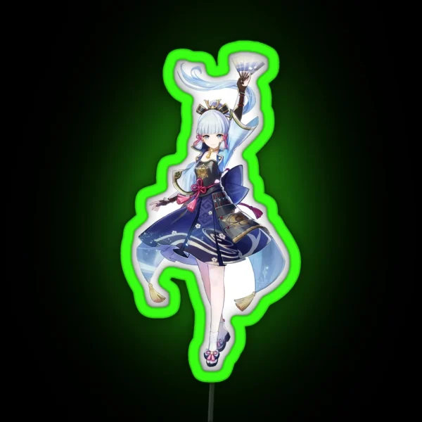 Ayaka Genshin Impact RGB Neon Sign