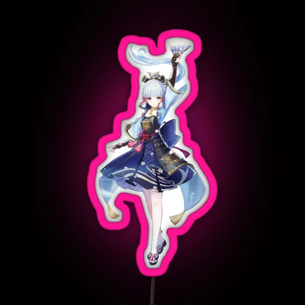 Ayaka Genshin Impact RGB Neon Sign