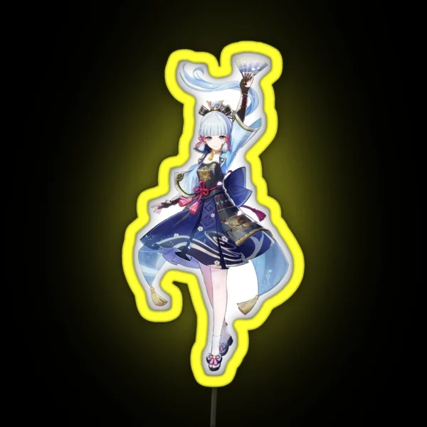 Ayaka Genshin Impact RGB Neon Sign