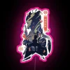 Vibrant RGB LED Sign Featuring Ayaka Kamisato from Genshin Impact Character Artwork