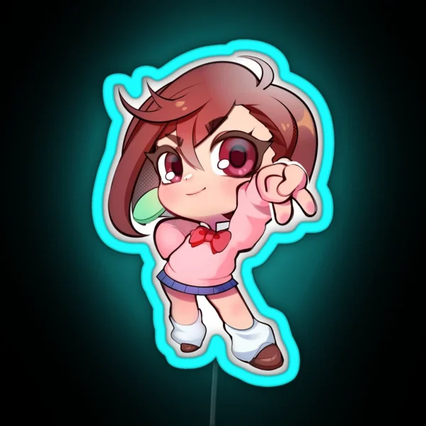 Ayase Momo Dandadan RGB Neon Sign