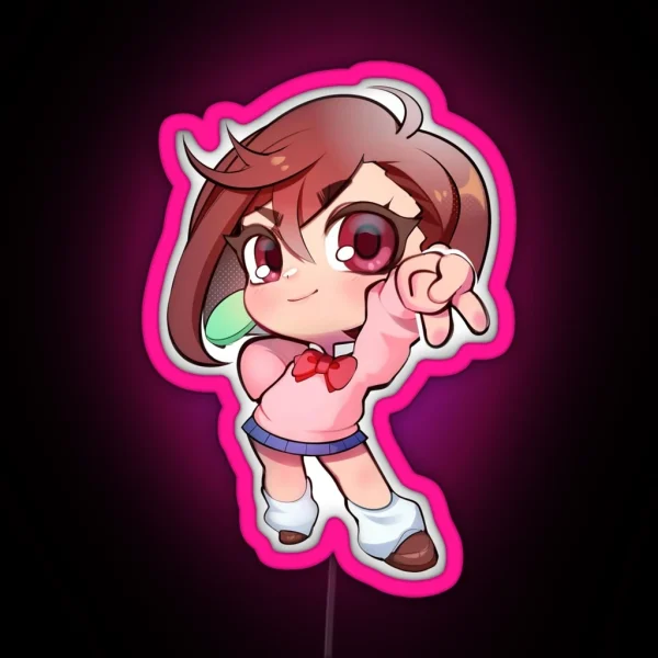 Ayase Momo Dandadan RGB Neon Sign