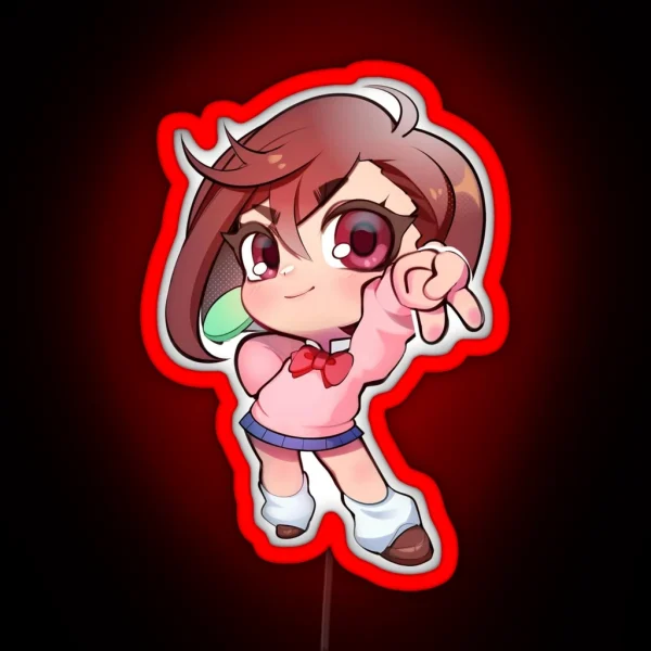 Ayase Momo Dandadan RGB Neon Sign