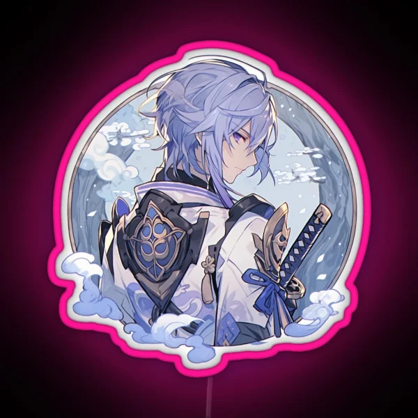 Ayato Genshin Impact RGB Neon Sign