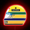 Ayrton Senna Helmet RGB Neon Sign - Image 2