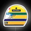 Ayrton Senna Helmet RGB Neon Sign - Image 4
