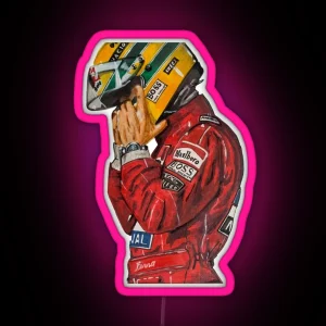 Ayrton Senna RGB Neon Sign