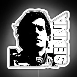 Ayrton Senna RGB Neon Sign