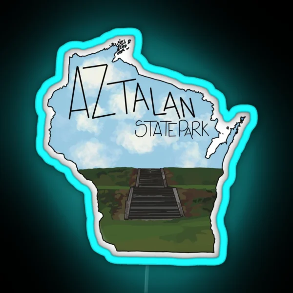 Aztalan State Park RGB Neon Sign