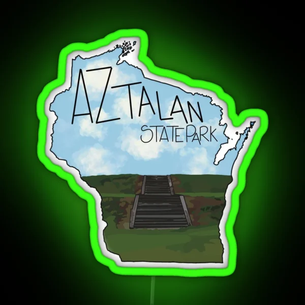 Aztalan State Park RGB Neon Sign