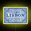 Authentic Portugese-inspired RGB LED light box digital art display decor