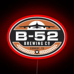 B 52 Brewing Company RGB Neon Sign