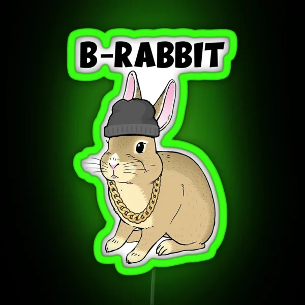 B Rabbit Eminem RGB Neon Sign