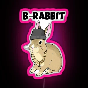 B Rabbit Eminem RGB Neon Sign