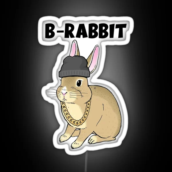 B Rabbit Eminem RGB Neon Sign