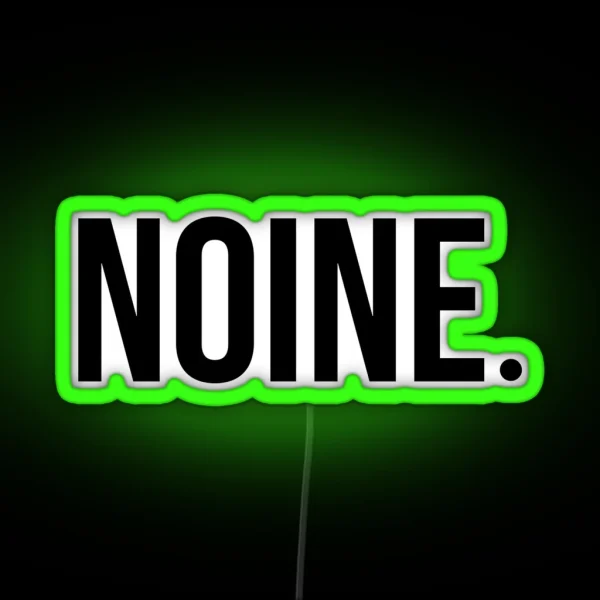 Baba Booey Noine RGB Neon Sign