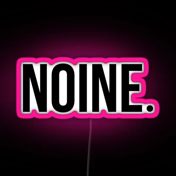 Baba Booey Noine RGB Neon Sign
