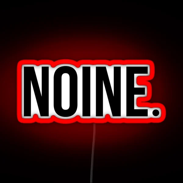 Baba Booey Noine RGB Neon Sign