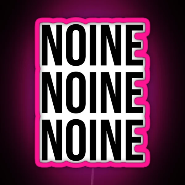 Baba Booey Noine RGB Neon Sign
