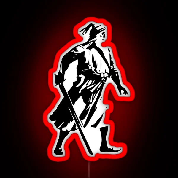 Baba Deep Singh Black And White RGB Neon Sign