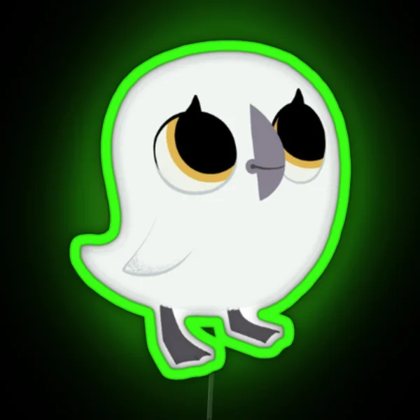 Baba Puffin Rock RGB Neon Sign